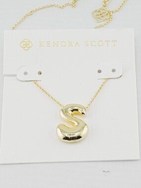 Kendra Scott Polished Letter Necklace